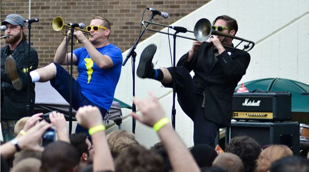 The Ska band Reel Big Fish kicked off the year as part of USGs revived Stony Brook Concert Series. (Nina Lin / The Statesman) 