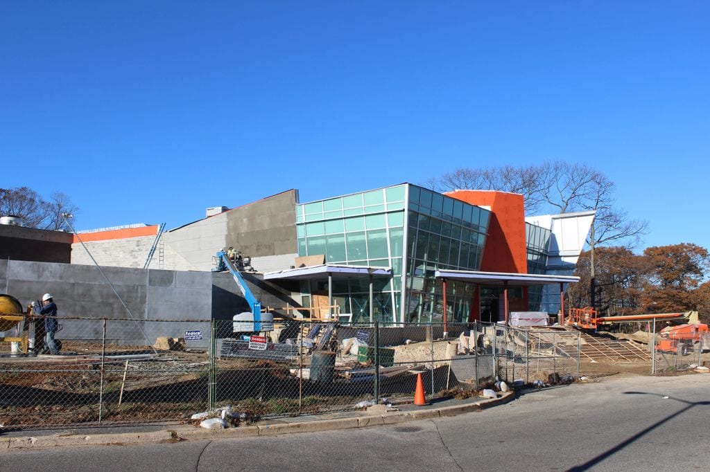 The renovation of Kelly Dining Center began last year and has no completion date.