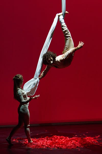 Donka - A Letter to Chekhov incorporates acts such as talented acrobats. (KENNETH HO / THE STATESMAN)
