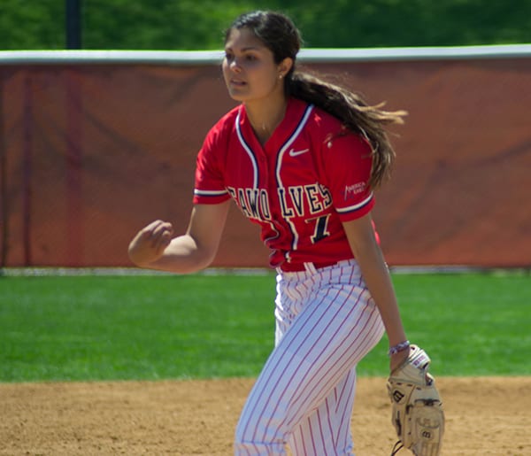 Alison Cukrov took the loss in two of the three games, but the Seawolves clinched a birth into the AE tourney. (NINA LIN / THE STATESMAN)
