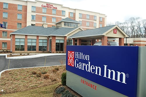 The Hilton Garden Inn on campus has higher graduation room rates than other area hotels. (SARA SUPRIYATNO / THE STATESMAN)
