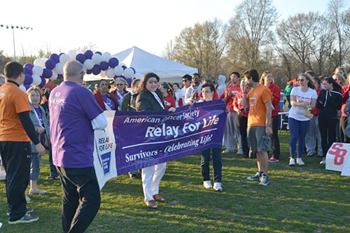 74 teams participate in this years Relay for Life event on April 27. (EFAL SAYEED / THE STATESMAN)