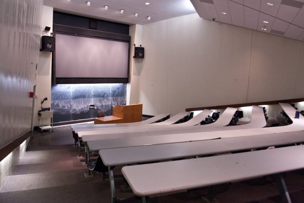 A room in Javits Lecture Hall . EZRA MARGONO/STATESMAN FILE