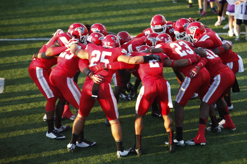 The Stony Brook football team picked up its first conference win of the season on Saturday.  (MANJU SHIVACHARAN / THE STATESMAN)