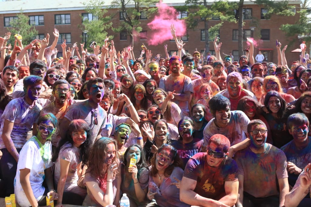 Annual Holi celebration rings in spring weather