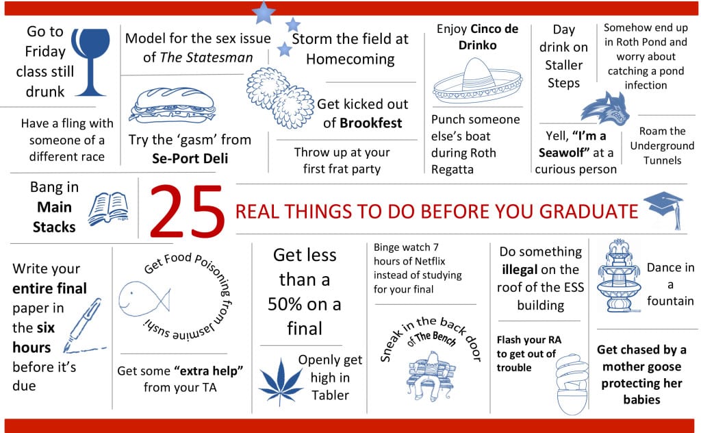 25 real things to do before you graduate