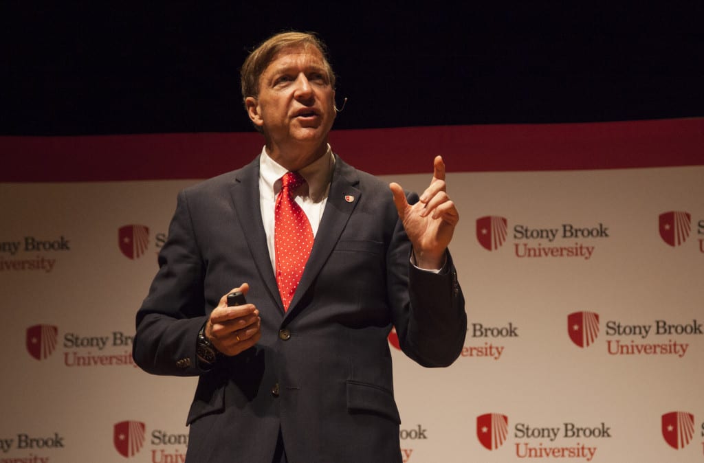 Stanley announces new projects in State of the University address