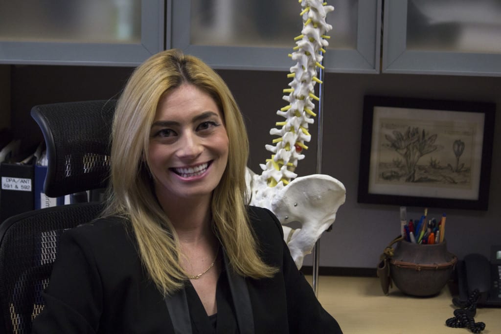 Dr. Gabrielle Russo, above, focuses on researching the functional morphology and evolution of the locomotor skeleton.
ERIC SHMITD/THE STATESMAN  