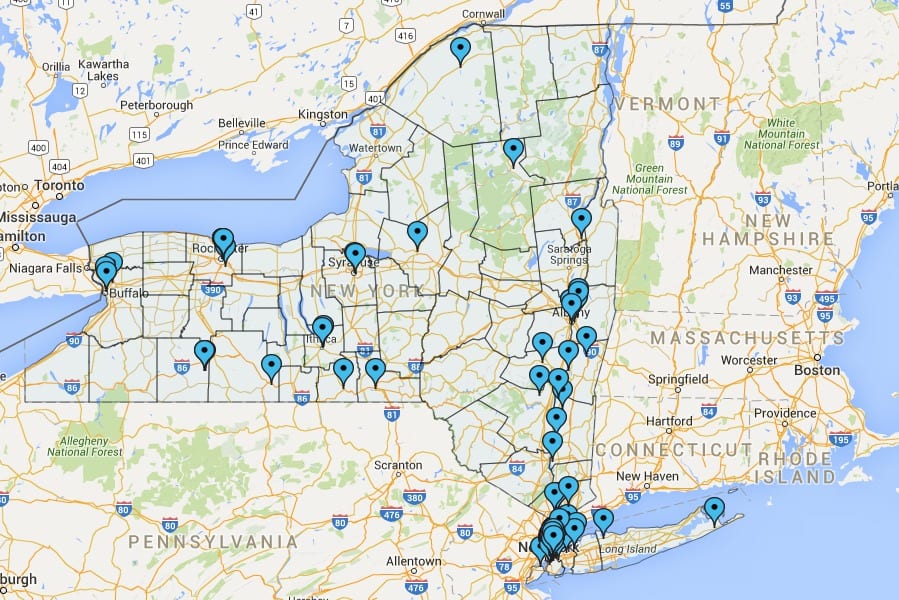 Only three Long Island arts hubs on the NY Media Arts Map