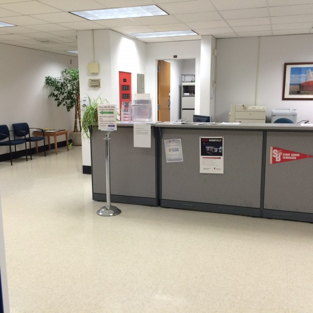 The front desk at Stony Brook Universitys Counseling and Psychological Services. CAPS is located on the second floor of the Student Health Services building. PHOTO COURTESY OF STONY BROOK UNIVERSITY