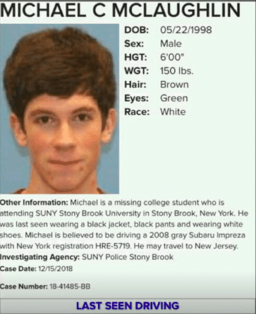 SBU student reported missing