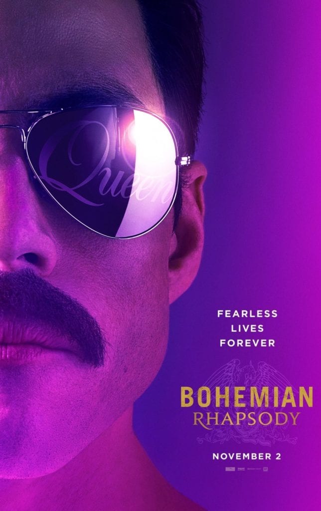 Rami Malek as Freddie Mercury on the poster for Bohemian Rhapsody released on Friday, Nov. 2. Emmy and Golden Globe award-winning Malek stole the show in the musical biopic.PUBLIC DOMAIN