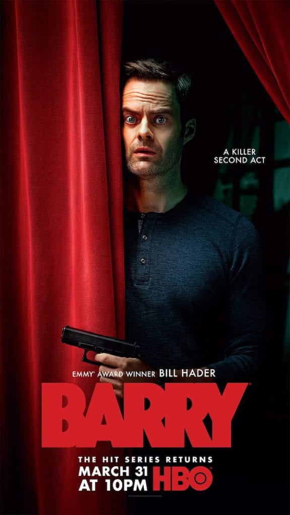 Poster for the second season of Barry starring Bill Hader. PUBLIC DOMAIN