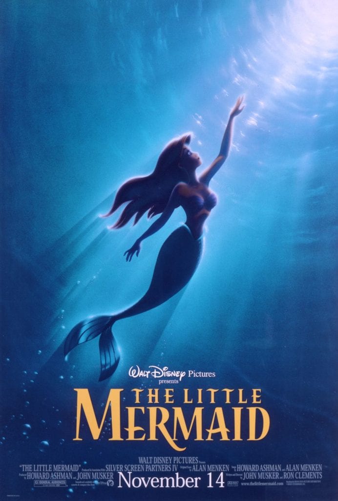 The official movie poster for the original The Little Mermaid premiered in 1989. Halle Bailey, a 19-year-old singer and actress, was recently casted as Ariel in the live-action remake. PUBLIC DOMAIN