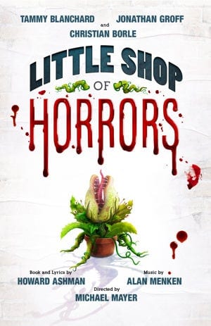 The poster for the off broadway show called A Little Shop of Horrors. PUBLIC DOMAIN