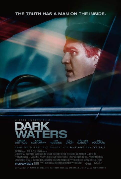 Poster for Dark Waters starring Mark Ruffalo. PUBLIC DOMAIN