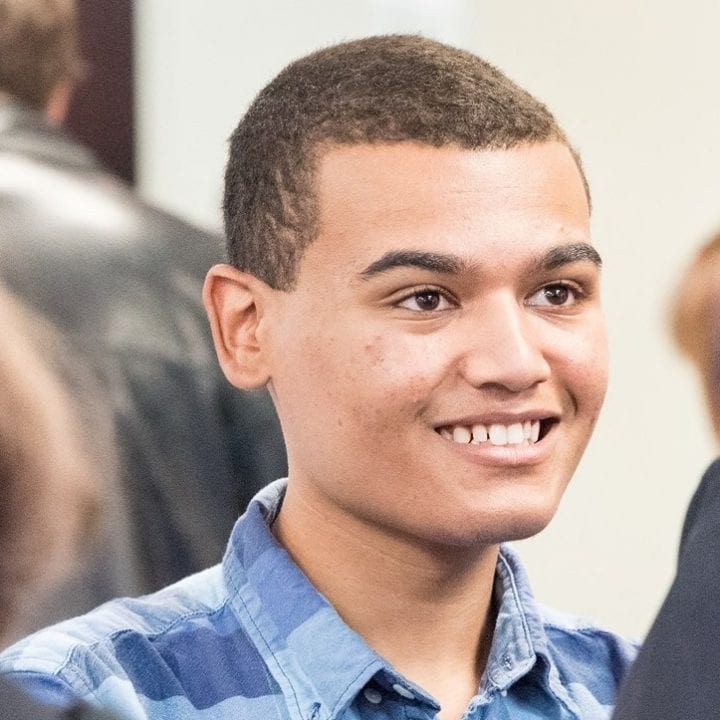 Skyler Johnson, a 19-year old campaigning for the 2020 Democratic nomination to run for the District 1 New York State Senate seat against 42-year incumbent Kenneth P. LaValle (R-Port Jefferson).COURTESY OF SKYLER JOHNSON