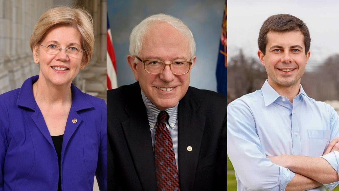 The top three candidates at the Iowa caucus. PUBLIC DOMAIN