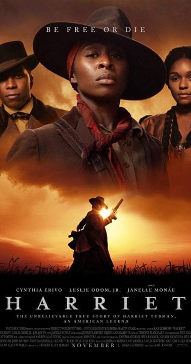 Official poster for Harriet starring Cynthia Erivo. PUBLIC DOMAIN