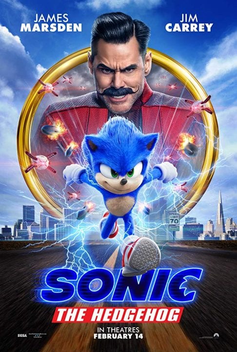 Official poster for the Sonic the Hedgehog film, directed by PUBLIC DOMAIN