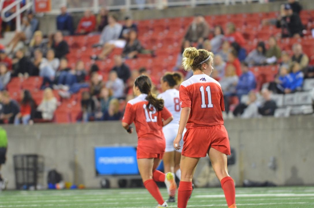 Forward Alyssa Francese (No. 11) during the game against Maine. Stony Brook womens soccer falls behind in its season opener on August 18, 2021. SASCHA ROSIN/STATESMAN FILE