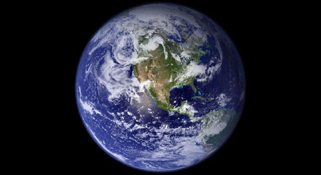 A NASA satellite image of the Earth. PUBLIC DOMAIN