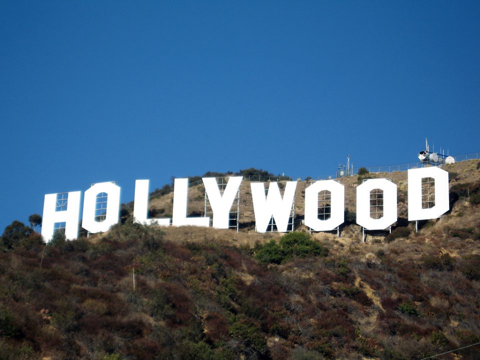 The Hollywood sign in California. RAINDOG808/FLICKR VIA CC BY SA 2.0
