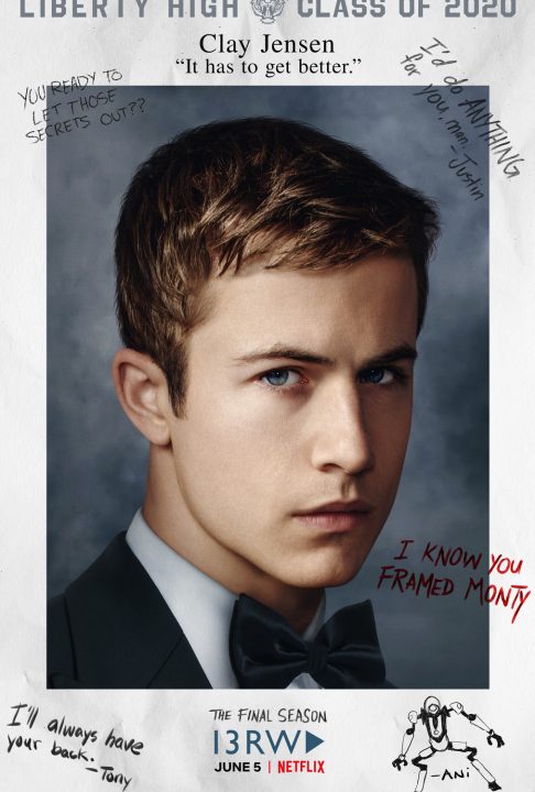 13 Reasons Why official poster.  PUBLIC DOMAIN 