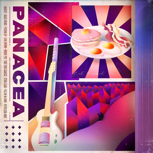 The official PANCEA album cover from Brooklyn-based rock band Best Breakfast. PUBLIC DOMAIN