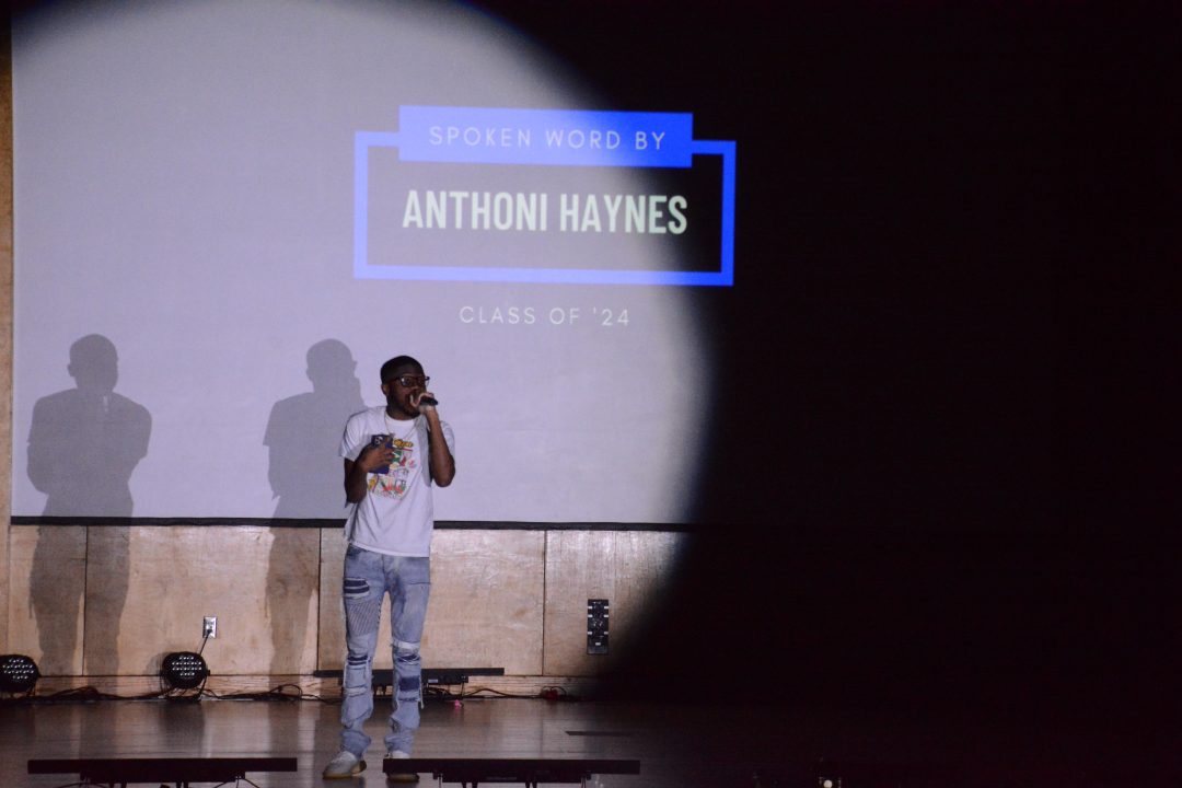 Anthoni Haynes reciting SHERIN SAMUEL/THE STATESMAN