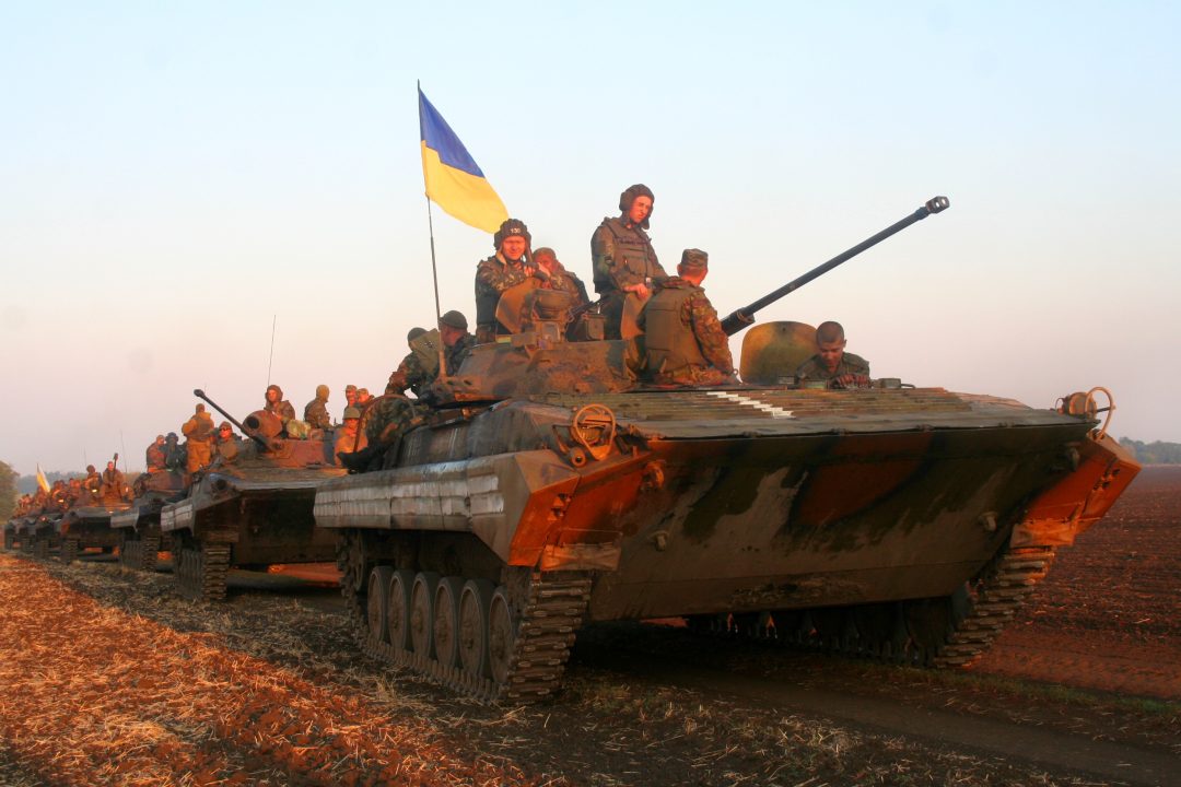 Ukrainian tanks during an Anti-terrorist operation. Nuclear weapons has been a hot topic due to the conflict in Ukraine. MINISTRY OF DEFENSE OF UKRAINE/CC BY-SA 2.0