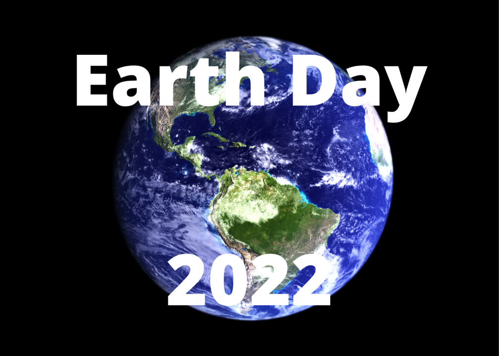 A graphic of the earth for Earth Day 2022. GRAPHIC BY KAT PROCACCI