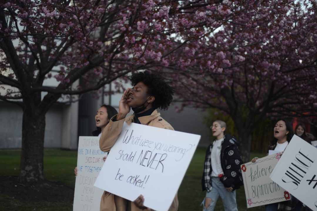 Stony Brook students protest against sexual violence in Take Back the Night