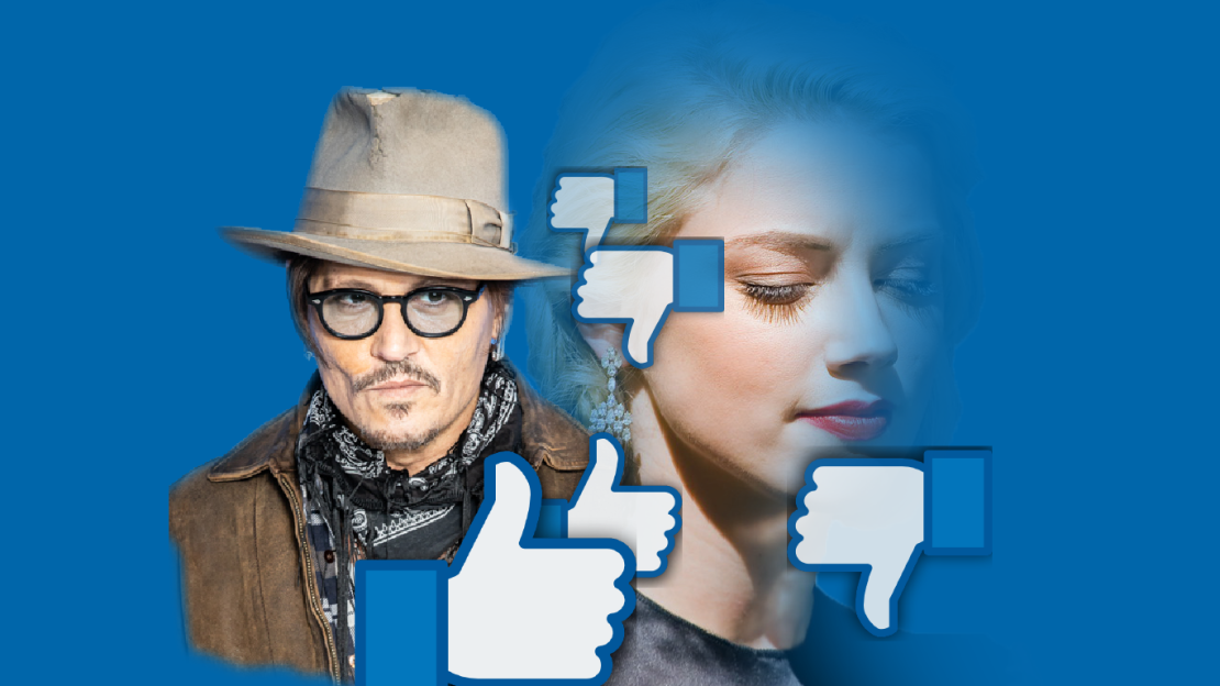 A graphic including actors Johnny Depp and Amber HeardILLUSTRATED BY TIM GIORLANDO. IMAGES PROVIDED BY GETTY IMAGES