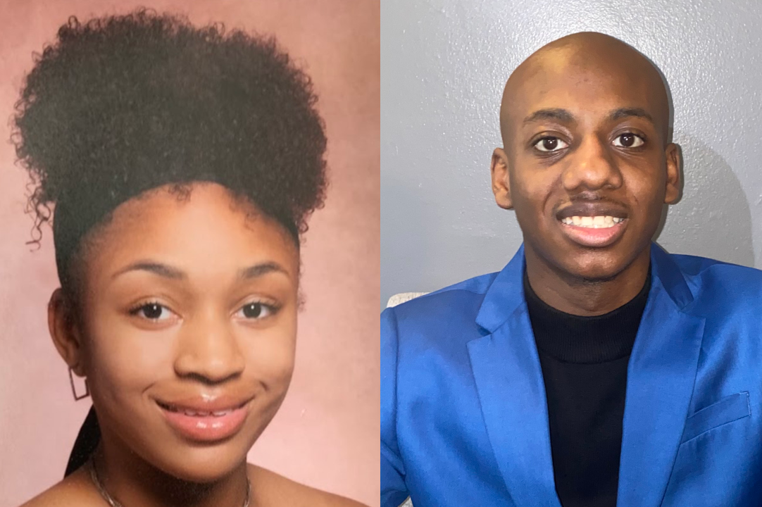 A picture of Sydney Bush (left) and Jay-Len McLean (right). Both were recently awarded with the 2021 Alexandra Korry Scholarship from the Harlem Educational Activities Foundation (HEAF).  Photos Courtesy of Sydney Bush and Jay-Len McLean