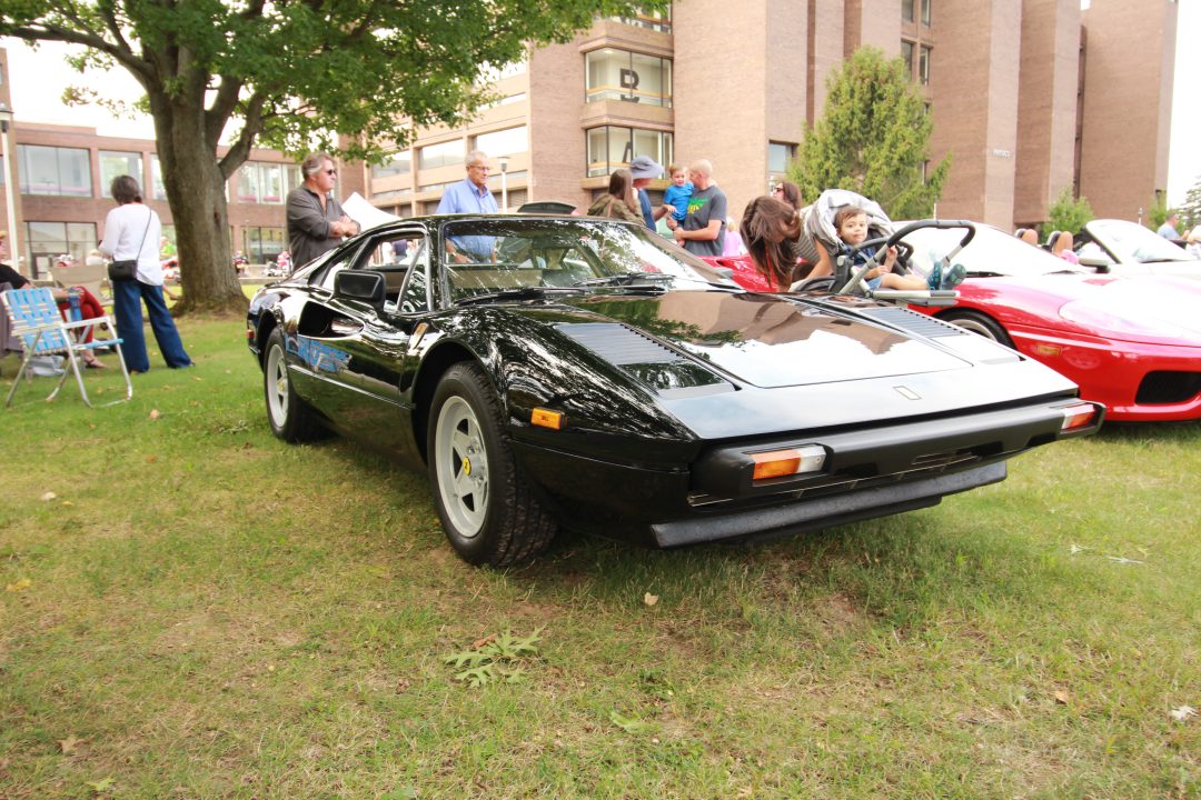 A Ferrari 308 GTS showcased during the Robert D. Cess Concorso dEleganza XVI. The exhibit was free, open to the public, and featured Italian vehicles as a representation of Italian culture. NITHILAN RAJMOHAN/THE STATESMAN