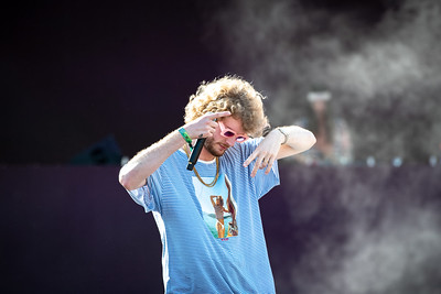 Rapper Yung Gravy performs in Holland Park in July 2022. Yung Gravy was announced as the new headliner for Brookfest one night before the concert.
