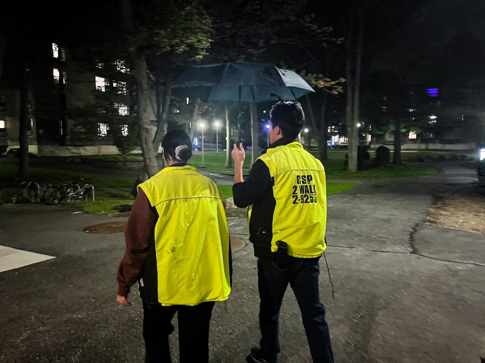 Student RSP workers on their night shift on campus. ANGELINA LIVIGNI/THE STATESMAN
