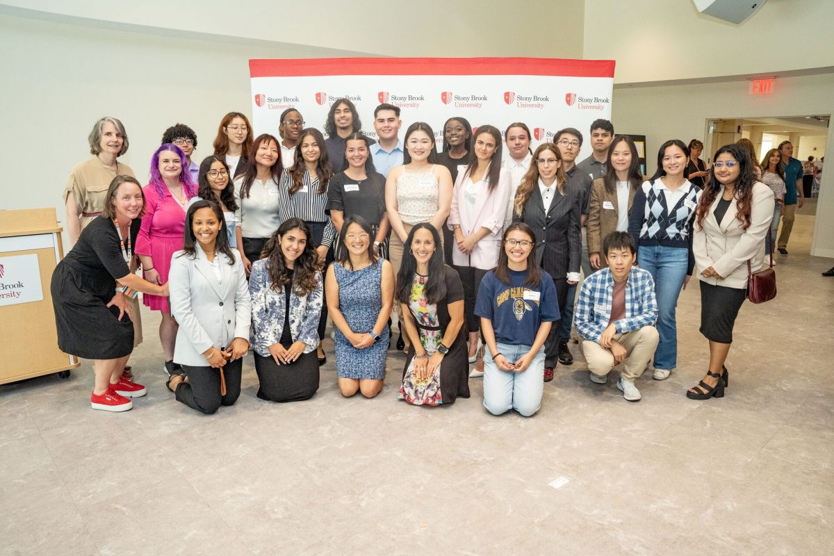 The inaugural class of the Chancellors Summer Research Excellence Fund which facilitated the Universitys Summer Opportunity for Academic Research (SOAR). PHOTO COURTESY OF STONY BROOK NEWS