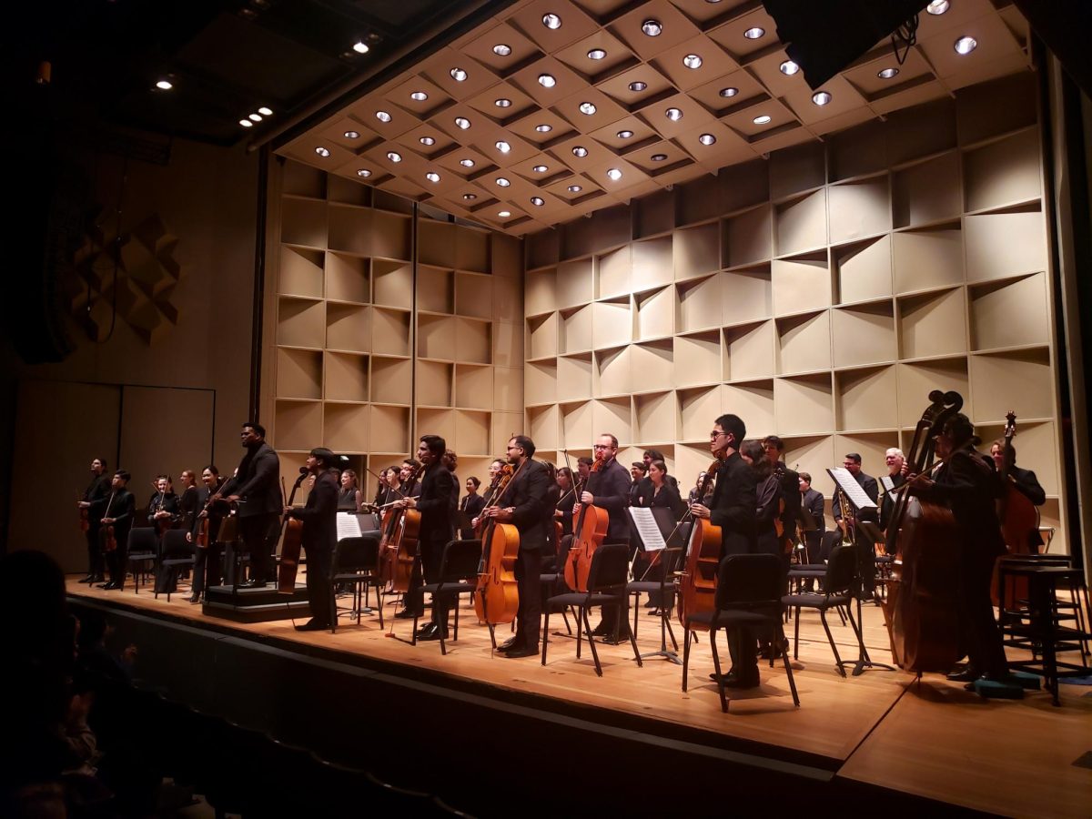 The Stony Brook Symphony Orchestra held its second concert of the semester on Nov. 4 at the Staller Center for the Arts. Under the baton of Anthony Parnther, the orchestra comprises around 70 graduate students from the music department. CHRISTINA MARIE MARIANI/THE STATESMAN
