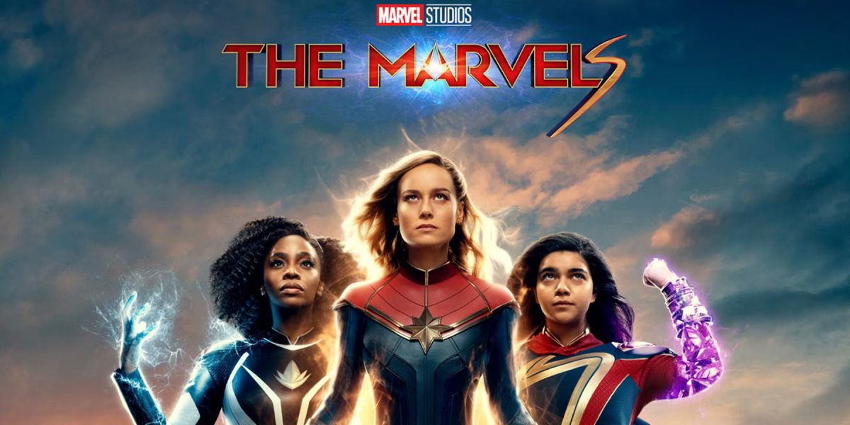 The official movie poster for The Marvels. PUBLIC DOMAIN
