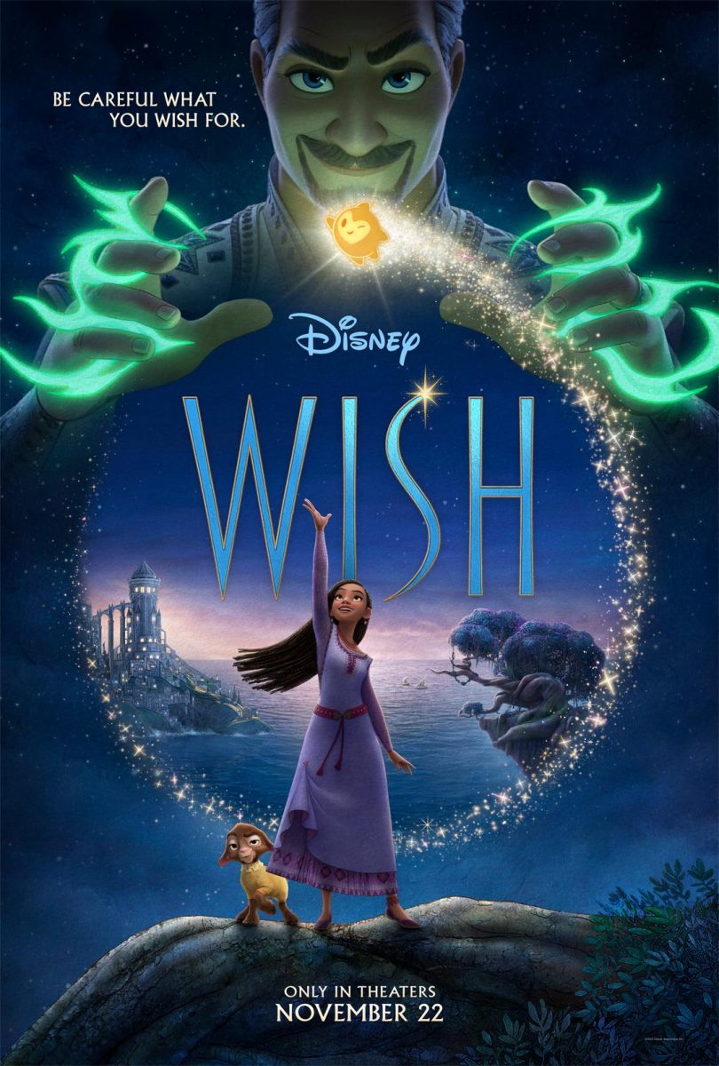 The official Disney movie poster for Wish. PUBLIC DOMAIN