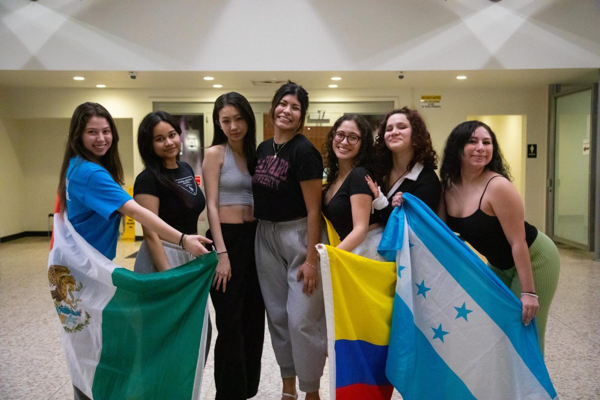 The contestants of the Latin American Student Organizations Belleza Paegant at practice on Monday, Feb, 19. The Paegant will take place in the SAC auditorium on March 22, at 5 p.m. BRITNEY DIETZ/THE STATESMAN