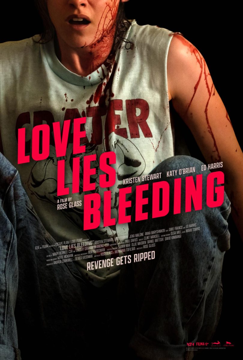 The official movie poster of Love Lies Bleeding. PUBLIC DOMAIN