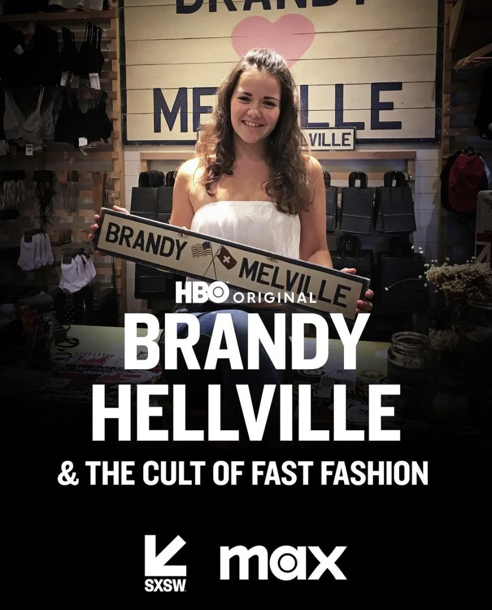 The official documentary poster for HBO Maxs Brandy Hellville & the Cult of Fast Fashion. PUBLIC DOMAIN