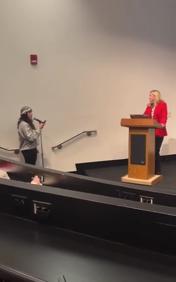 SJP confronts McInnis during University Senate meeting